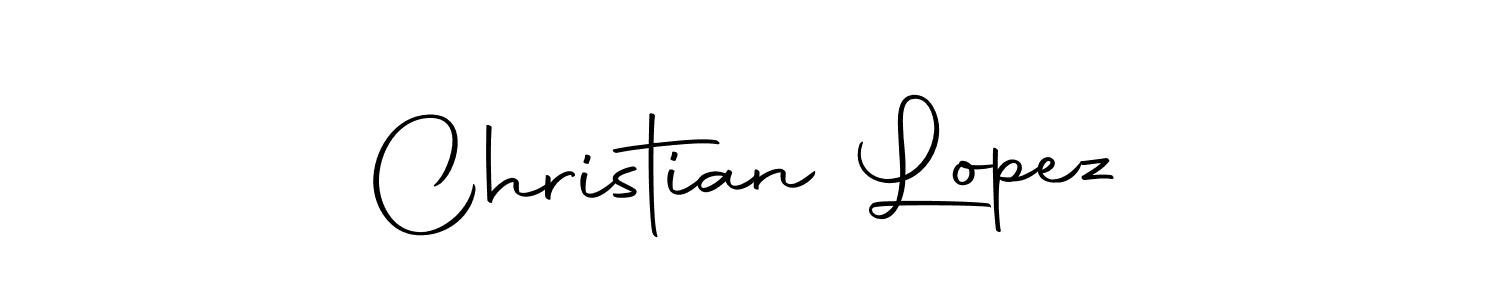 Use a signature maker to create a handwritten signature online. With this signature software, you can design (Autography-DOLnW) your own signature for name Christian Lopez. Christian Lopez signature style 10 images and pictures png