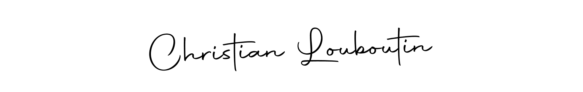 Make a beautiful signature design for name Christian Louboutin. With this signature (Autography-DOLnW) style, you can create a handwritten signature for free. Christian Louboutin signature style 10 images and pictures png