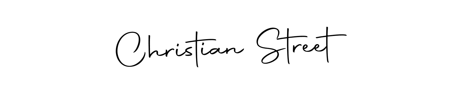 Autography-DOLnW is a professional signature style that is perfect for those who want to add a touch of class to their signature. It is also a great choice for those who want to make their signature more unique. Get Christian Street name to fancy signature for free. Christian Street signature style 10 images and pictures png