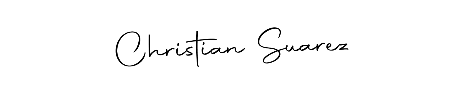 Autography-DOLnW is a professional signature style that is perfect for those who want to add a touch of class to their signature. It is also a great choice for those who want to make their signature more unique. Get Christian Suarez name to fancy signature for free. Christian Suarez signature style 10 images and pictures png