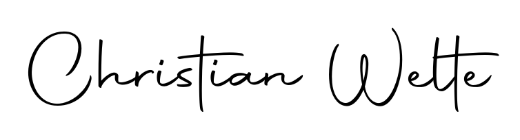 The Autography-DOLnW lettering style adds unique flourish to name Christian Welte. Stand out with a custom digital autograph made in seconds. Christian Welte signature style 10 images and pictures png