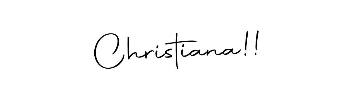 You should practise on your own different ways (Autography-DOLnW) to write your name (Christiana!!) in signature. don't let someone else do it for you. Christiana!! signature style 10 images and pictures png