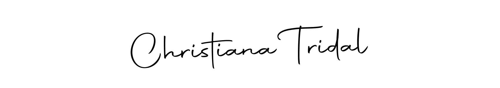 You can use this online signature creator to create a handwritten signature for the name Christiana Tridal. This is the best online autograph maker. Christiana Tridal signature style 10 images and pictures png