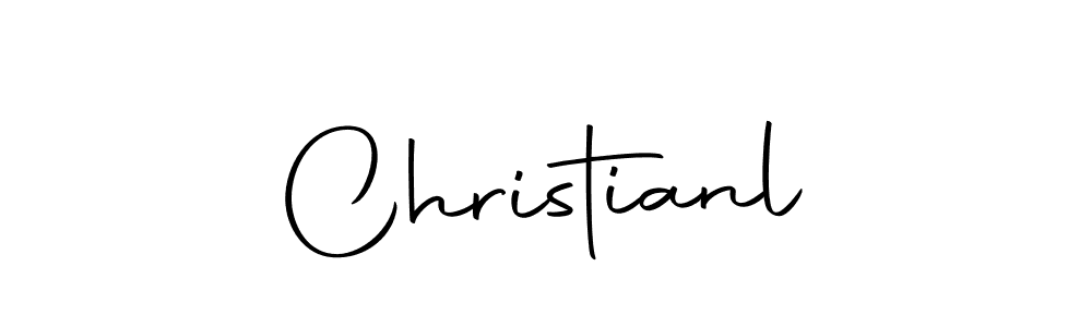 Make a beautiful signature design for name Christianl. With this signature (Autography-DOLnW) style, you can create a handwritten signature for free. Christianl signature style 10 images and pictures png