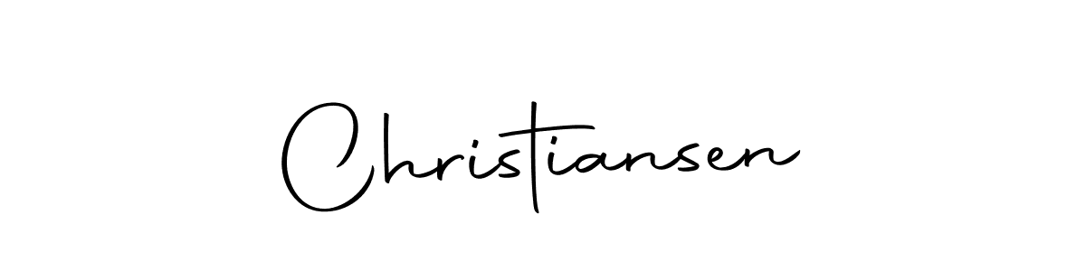 Design your own signature with our free online signature maker. With this signature software, you can create a handwritten (Autography-DOLnW) signature for name Christiansen. Christiansen signature style 10 images and pictures png