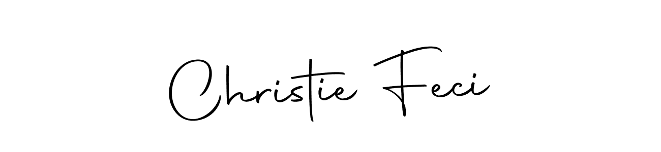 Use a signature maker to create a handwritten signature online. With this signature software, you can design (Autography-DOLnW) your own signature for name Christie Feci. Christie Feci signature style 10 images and pictures png