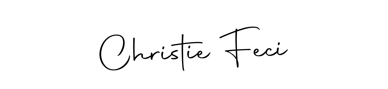 Use a signature maker to create a handwritten signature online. With this signature software, you can design (Autography-DOLnW) your own signature for name Christie Feci. Christie Feci signature style 10 images and pictures png