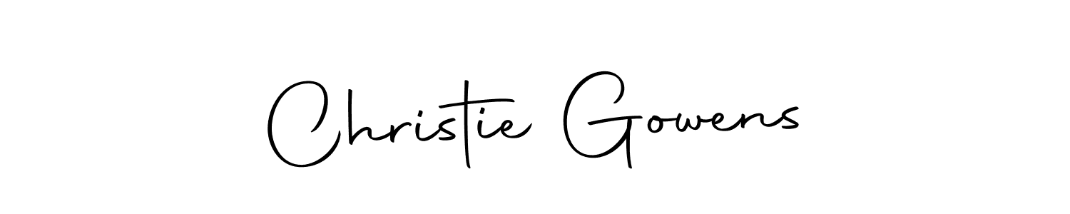 Design your own signature with our free online signature maker. With this signature software, you can create a handwritten (Autography-DOLnW) signature for name Christie Gowens. Christie Gowens signature style 10 images and pictures png