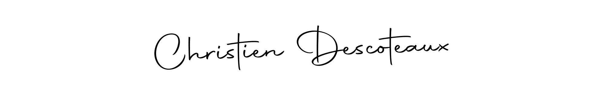 Similarly Autography-DOLnW is the best handwritten signature design. Signature creator online .You can use it as an online autograph creator for name Christien Descoteaux. Christien Descoteaux signature style 10 images and pictures png