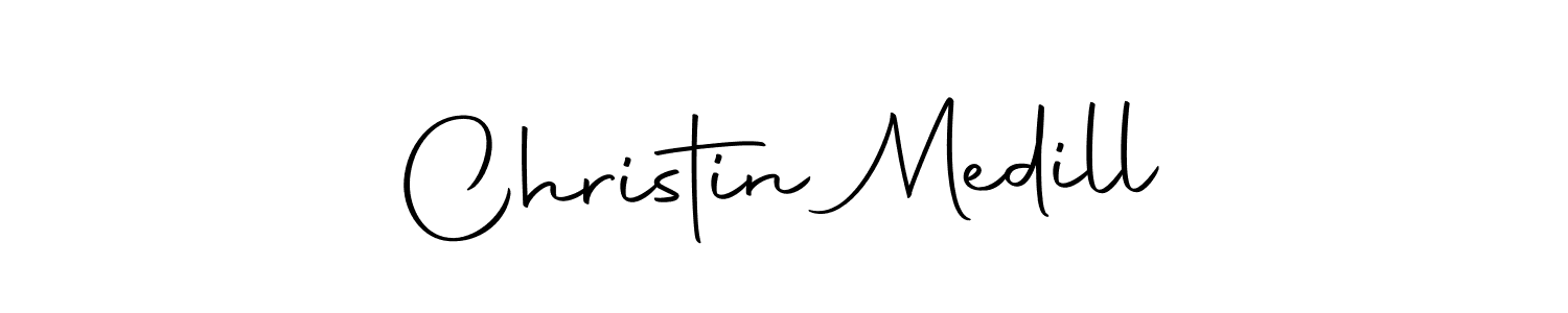 Similarly Autography-DOLnW is the best handwritten signature design. Signature creator online .You can use it as an online autograph creator for name Christin Medill. Christin Medill signature style 10 images and pictures png