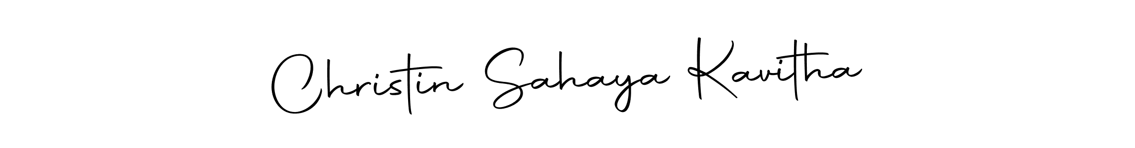 if you are searching for the best signature style for your name Christin Sahaya Kavitha. so please give up your signature search. here we have designed multiple signature styles  using Autography-DOLnW. Christin Sahaya Kavitha signature style 10 images and pictures png