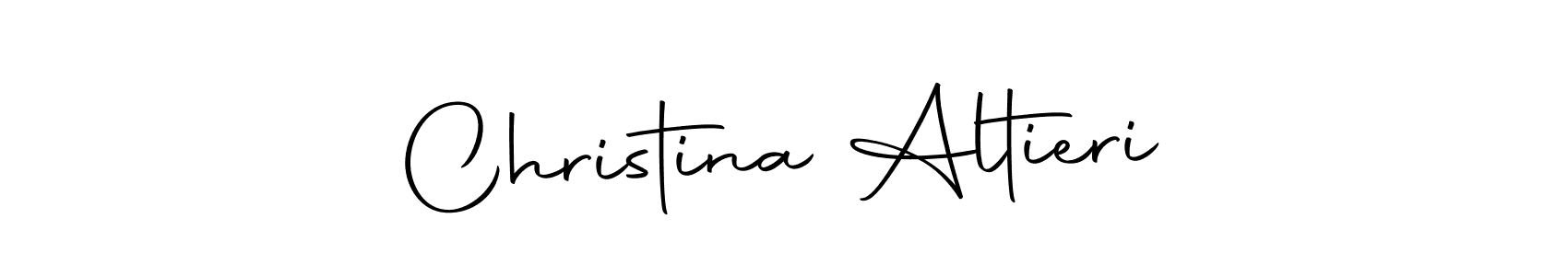 Use a signature maker to create a handwritten signature online. With this signature software, you can design (Autography-DOLnW) your own signature for name Christina Altieri. Christina Altieri signature style 10 images and pictures png