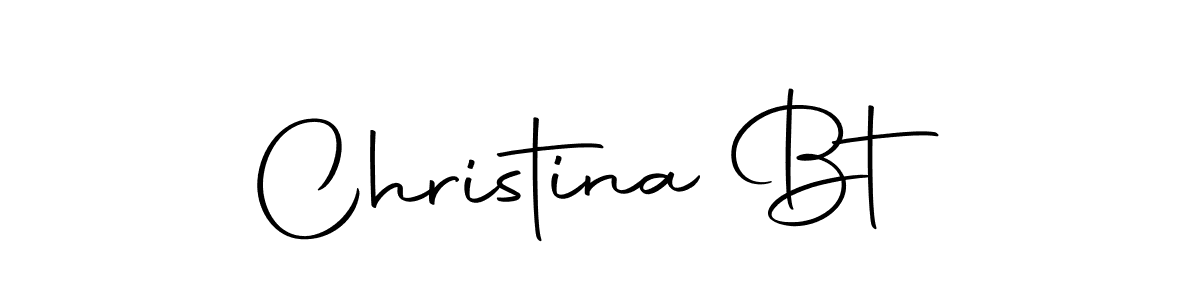 Make a beautiful signature design for name Christina Bt. With this signature (Autography-DOLnW) style, you can create a handwritten signature for free. Christina Bt signature style 10 images and pictures png