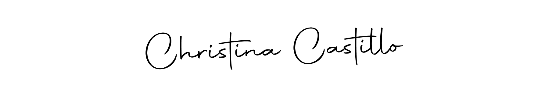 How to make Christina Castillo signature? Autography-DOLnW is a professional autograph style. Create handwritten signature for Christina Castillo name. Christina Castillo signature style 10 images and pictures png
