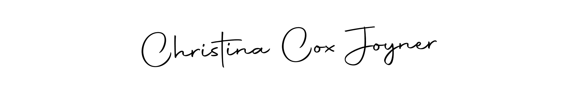 Autography-DOLnW is a professional signature style that is perfect for those who want to add a touch of class to their signature. It is also a great choice for those who want to make their signature more unique. Get Christina Cox Joyner name to fancy signature for free. Christina Cox Joyner signature style 10 images and pictures png