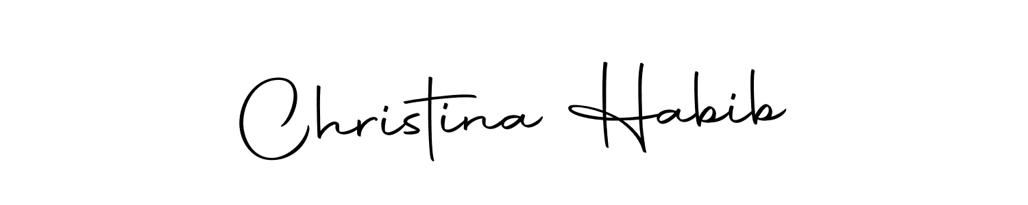 This is the best signature style for the Christina Habib name. Also you like these signature font (Autography-DOLnW). Mix name signature. Christina Habib signature style 10 images and pictures png