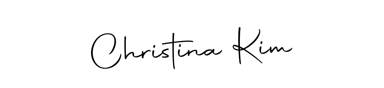 Create a beautiful signature design for name Christina Kim. With this signature (Autography-DOLnW) fonts, you can make a handwritten signature for free. Christina Kim signature style 10 images and pictures png
