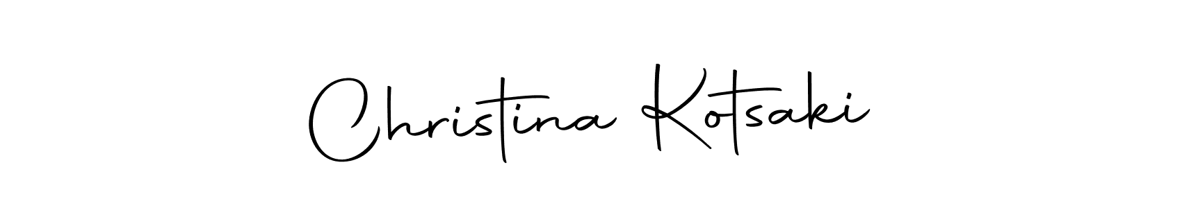 Make a beautiful signature design for name Christina Kotsaki. With this signature (Autography-DOLnW) style, you can create a handwritten signature for free. Christina Kotsaki signature style 10 images and pictures png