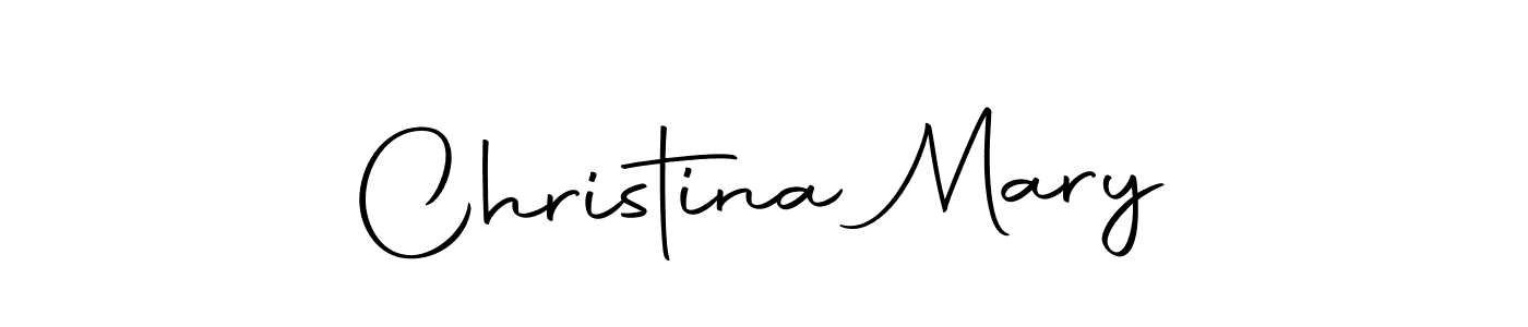 Autography-DOLnW is a professional signature style that is perfect for those who want to add a touch of class to their signature. It is also a great choice for those who want to make their signature more unique. Get Christina Mary name to fancy signature for free. Christina Mary signature style 10 images and pictures png