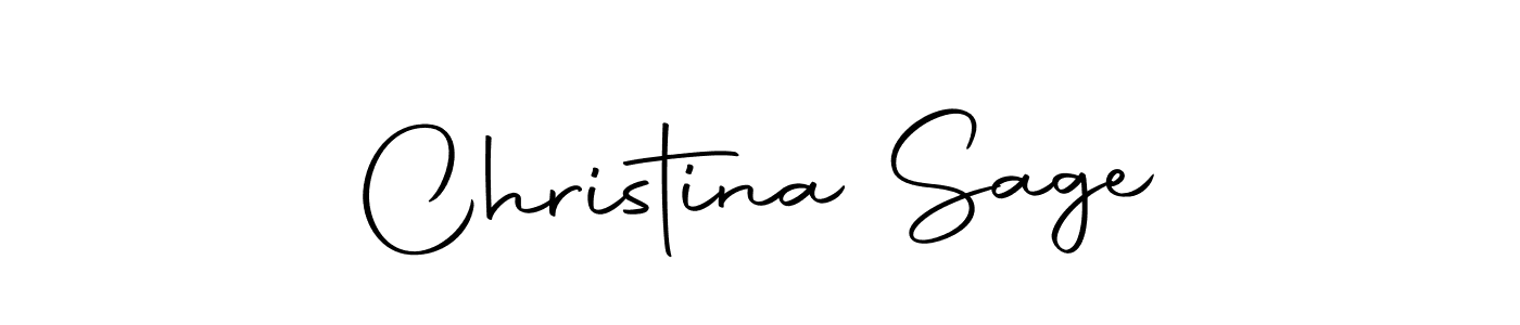 Make a beautiful signature design for name Christina Sage. Use this online signature maker to create a handwritten signature for free. Christina Sage signature style 10 images and pictures png