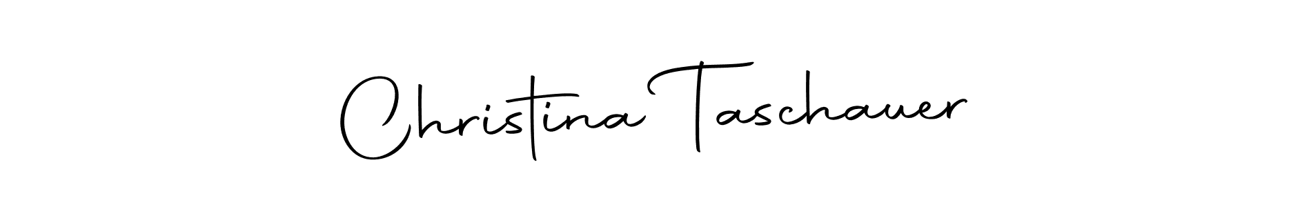 How to make Christina Taschauer name signature. Use Autography-DOLnW style for creating short signs online. This is the latest handwritten sign. Christina Taschauer signature style 10 images and pictures png