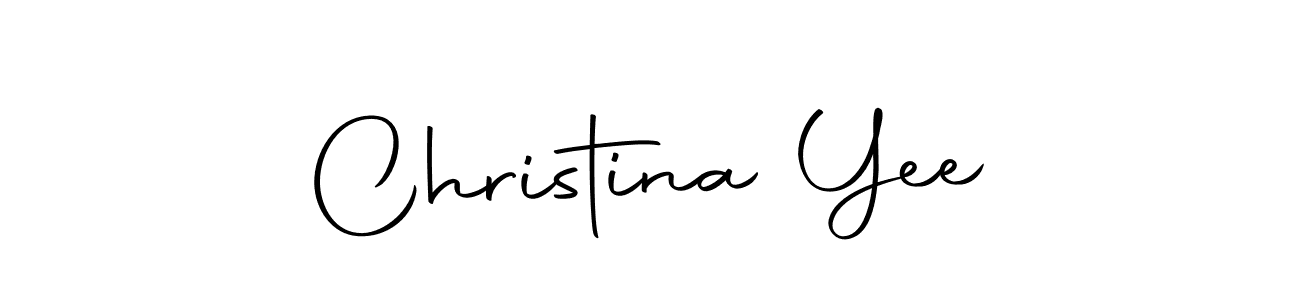How to make Christina Yee signature? Autography-DOLnW is a professional autograph style. Create handwritten signature for Christina Yee name. Christina Yee signature style 10 images and pictures png