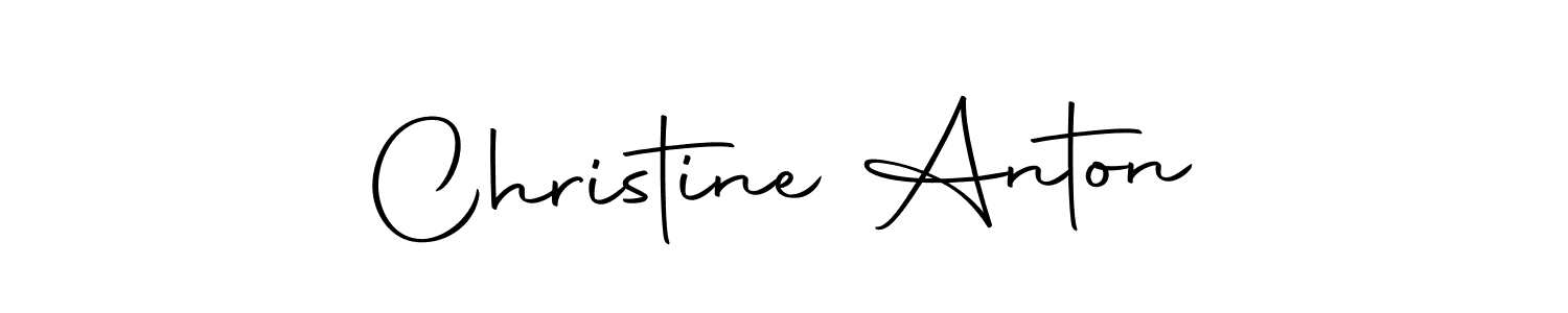 Make a beautiful signature design for name Christine Anton. Use this online signature maker to create a handwritten signature for free. Christine Anton signature style 10 images and pictures png