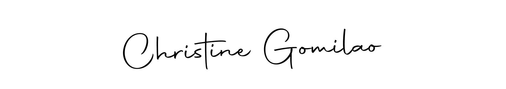 Similarly Autography-DOLnW is the best handwritten signature design. Signature creator online .You can use it as an online autograph creator for name Christine Gomilao. Christine Gomilao signature style 10 images and pictures png