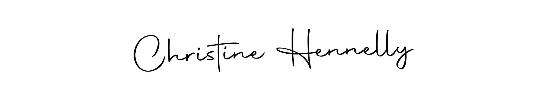 Create a beautiful signature design for name Christine Hennelly. With this signature (Autography-DOLnW) fonts, you can make a handwritten signature for free. Christine Hennelly signature style 10 images and pictures png