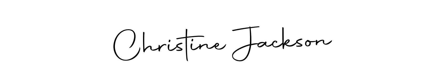 You should practise on your own different ways (Autography-DOLnW) to write your name (Christine Jackson) in signature. don't let someone else do it for you. Christine Jackson signature style 10 images and pictures png
