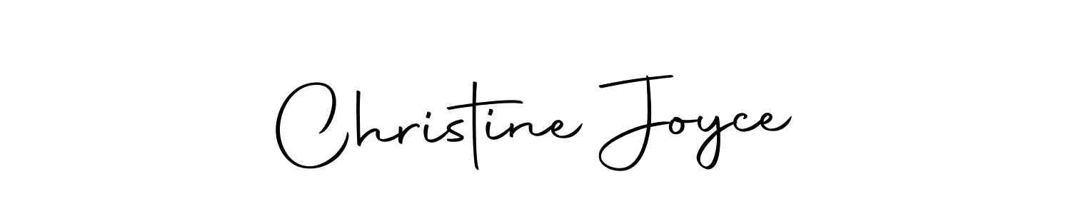 Design your own signature with our free online signature maker. With this signature software, you can create a handwritten (Autography-DOLnW) signature for name Christine Joyce. Christine Joyce signature style 10 images and pictures png