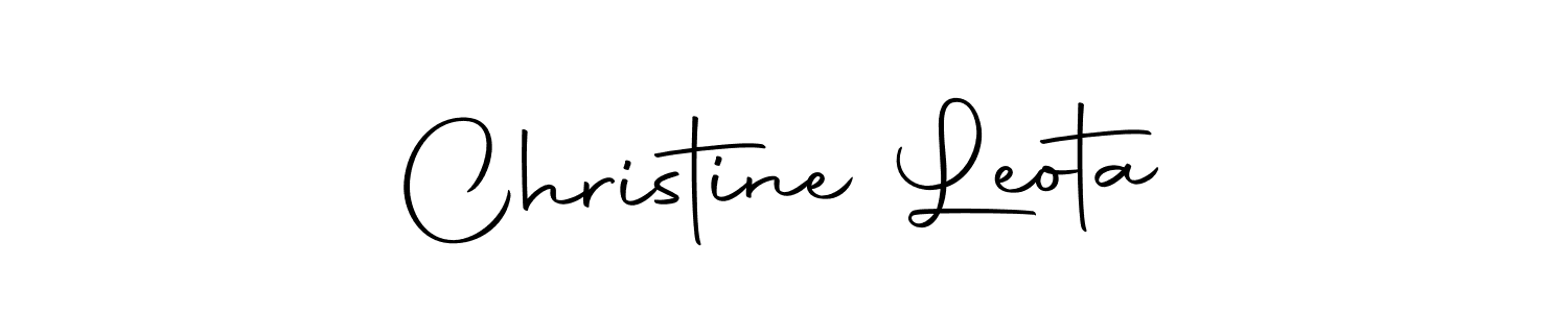 Similarly Autography-DOLnW is the best handwritten signature design. Signature creator online .You can use it as an online autograph creator for name Christine Leota. Christine Leota signature style 10 images and pictures png