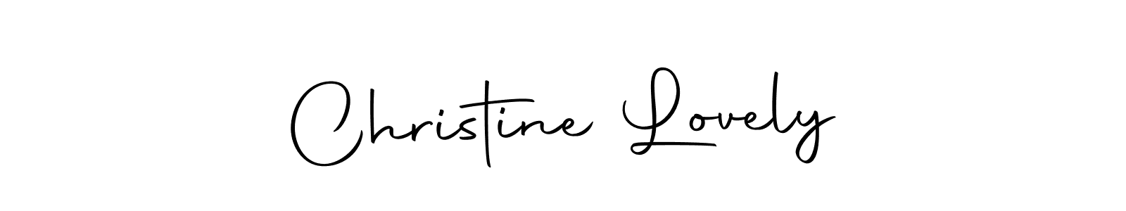 Autography-DOLnW is a professional signature style that is perfect for those who want to add a touch of class to their signature. It is also a great choice for those who want to make their signature more unique. Get Christine Lovely name to fancy signature for free. Christine Lovely signature style 10 images and pictures png