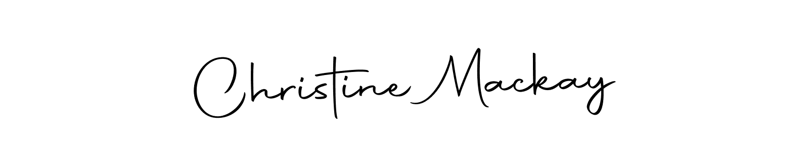 Design your own signature with our free online signature maker. With this signature software, you can create a handwritten (Autography-DOLnW) signature for name Christine Mackay. Christine Mackay signature style 10 images and pictures png