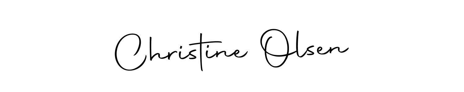 Make a beautiful signature design for name Christine Olsen. Use this online signature maker to create a handwritten signature for free. Christine Olsen signature style 10 images and pictures png