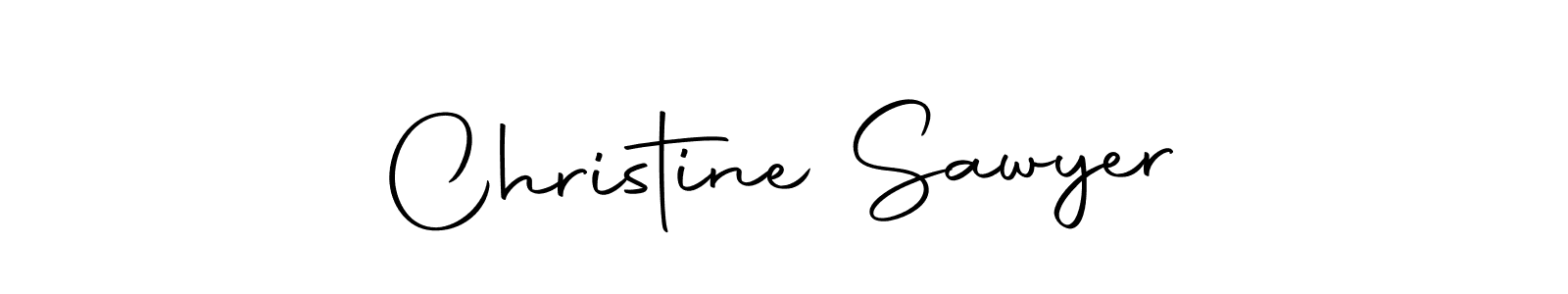 Make a beautiful signature design for name Christine Sawyer. With this signature (Autography-DOLnW) style, you can create a handwritten signature for free. Christine Sawyer signature style 10 images and pictures png