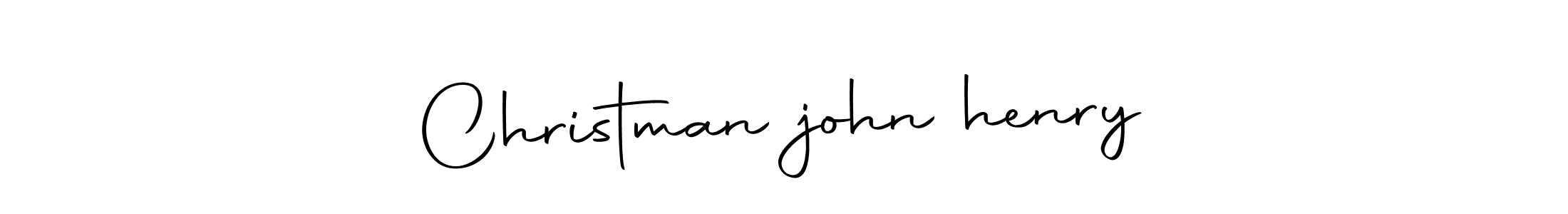 Christman john henry stylish signature style. Best Handwritten Sign (Autography-DOLnW) for my name. Handwritten Signature Collection Ideas for my name Christman john henry. Christman john henry signature style 10 images and pictures png