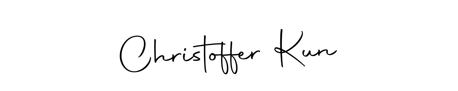 How to make Christoffer Kun signature? Autography-DOLnW is a professional autograph style. Create handwritten signature for Christoffer Kun name. Christoffer Kun signature style 10 images and pictures png