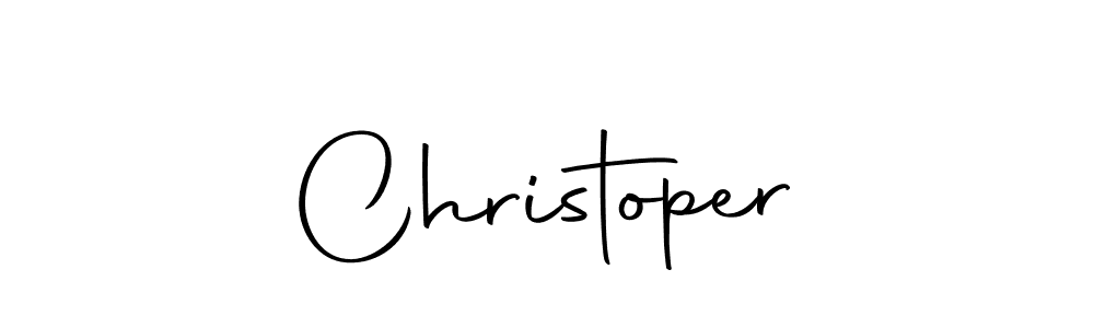 Use a signature maker to create a handwritten signature online. With this signature software, you can design (Autography-DOLnW) your own signature for name Christoper. Christoper signature style 10 images and pictures png