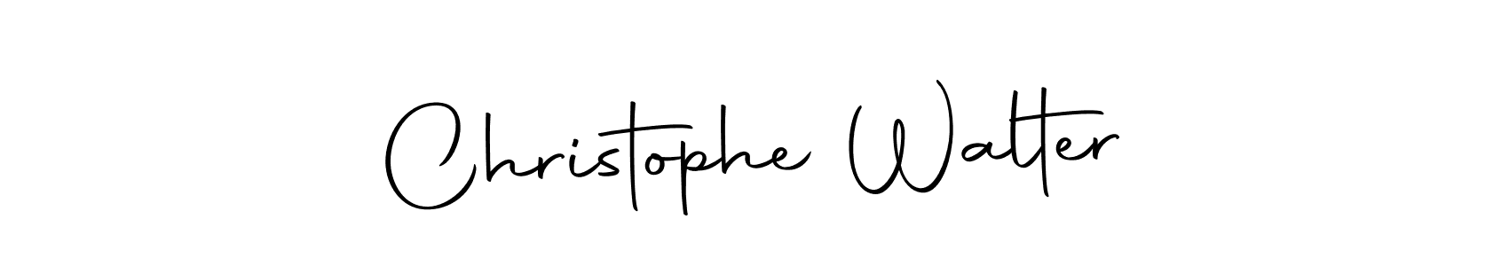 How to make Christophe Walter name signature. Use Autography-DOLnW style for creating short signs online. This is the latest handwritten sign. Christophe Walter signature style 10 images and pictures png