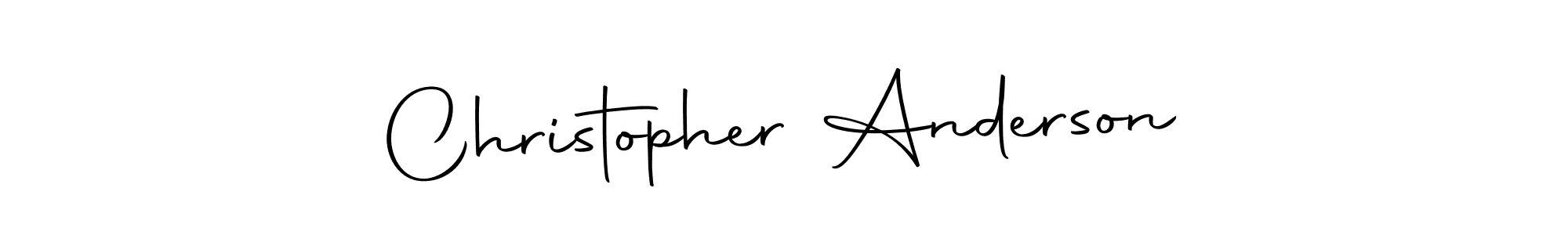 Christopher Anderson stylish signature style. Best Handwritten Sign (Autography-DOLnW) for my name. Handwritten Signature Collection Ideas for my name Christopher Anderson. Christopher Anderson signature style 10 images and pictures png