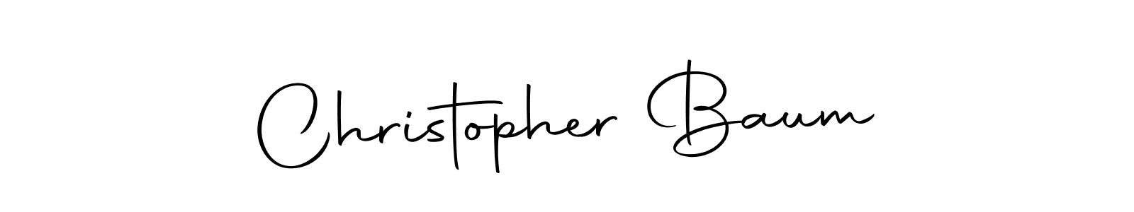 Christopher Baum stylish signature style. Best Handwritten Sign (Autography-DOLnW) for my name. Handwritten Signature Collection Ideas for my name Christopher Baum. Christopher Baum signature style 10 images and pictures png