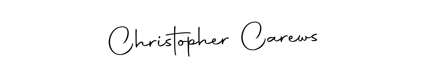 Create a beautiful signature design for name Christopher Carews. With this signature (Autography-DOLnW) fonts, you can make a handwritten signature for free. Christopher Carews signature style 10 images and pictures png