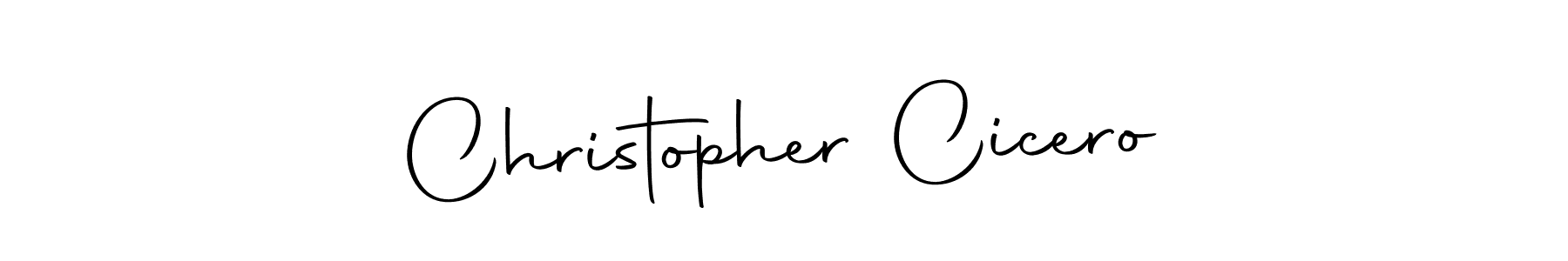 Make a beautiful signature design for name Christopher Cicero. With this signature (Autography-DOLnW) style, you can create a handwritten signature for free. Christopher Cicero signature style 10 images and pictures png