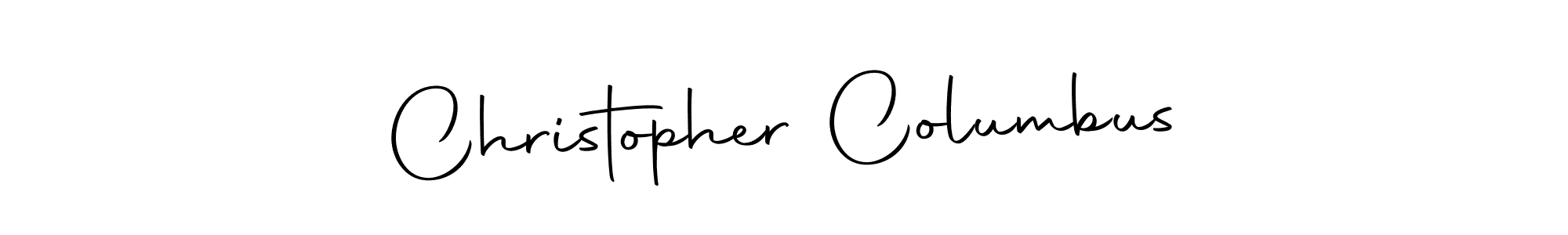 Make a beautiful signature design for name Christopher Columbus. With this signature (Autography-DOLnW) style, you can create a handwritten signature for free. Christopher Columbus signature style 10 images and pictures png