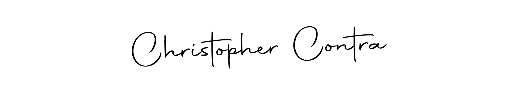 Christopher Contra stylish signature style. Best Handwritten Sign (Autography-DOLnW) for my name. Handwritten Signature Collection Ideas for my name Christopher Contra. Christopher Contra signature style 10 images and pictures png