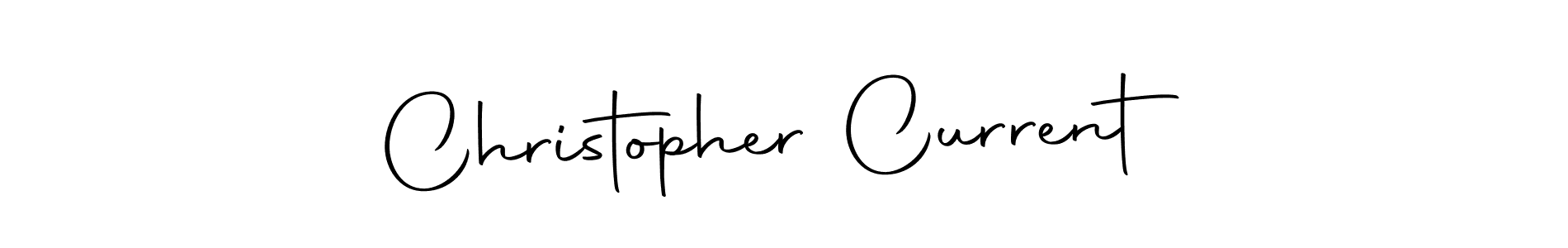 Design your own signature with our free online signature maker. With this signature software, you can create a handwritten (Autography-DOLnW) signature for name Christopher Current. Christopher Current signature style 10 images and pictures png