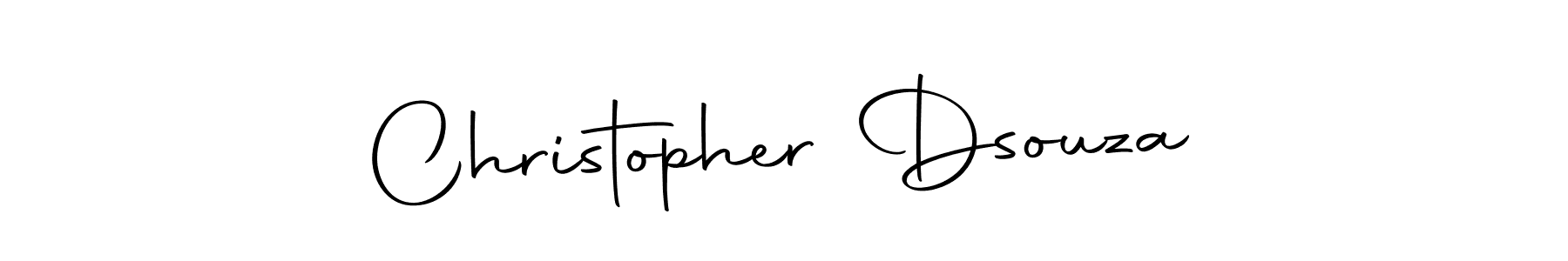 The best way (Autography-DOLnW) to make a short signature is to pick only two or three words in your name. The name Christopher Dsouza include a total of six letters. For converting this name. Christopher Dsouza signature style 10 images and pictures png