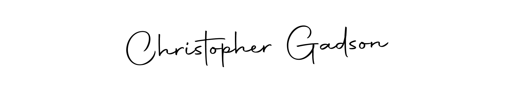 Autography-DOLnW is a professional signature style that is perfect for those who want to add a touch of class to their signature. It is also a great choice for those who want to make their signature more unique. Get Christopher Gadson name to fancy signature for free. Christopher Gadson signature style 10 images and pictures png