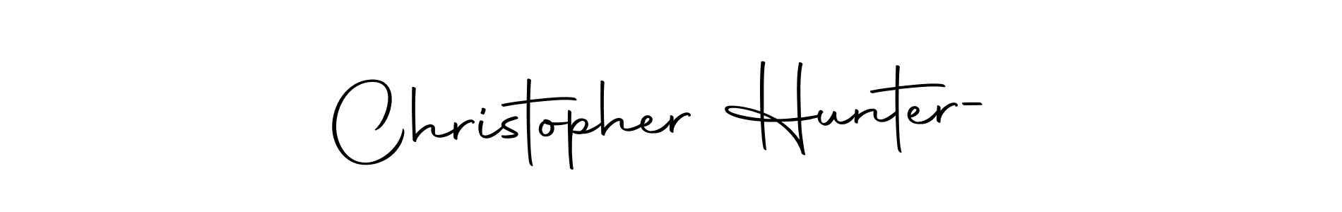It looks lik you need a new signature style for name Christopher Hunter-. Design unique handwritten (Autography-DOLnW) signature with our free signature maker in just a few clicks. Christopher Hunter- signature style 10 images and pictures png
